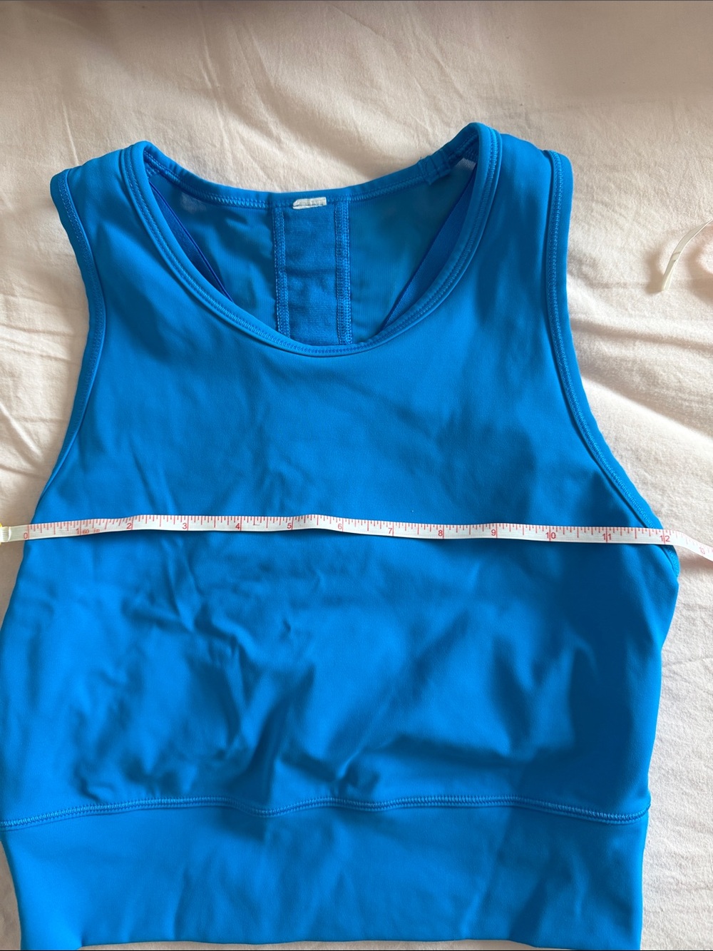 lululemon Blue Racerback Crop Tank - Picture 5 of 6